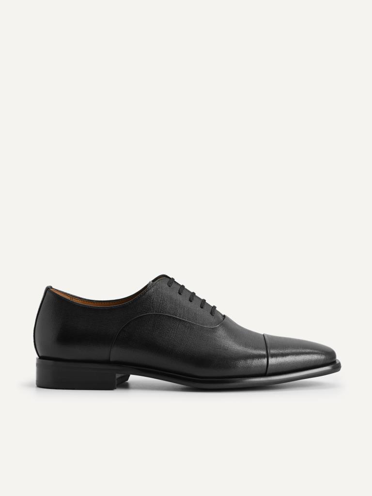 PEDROSHOES | Textured Leather Oxford Shoes