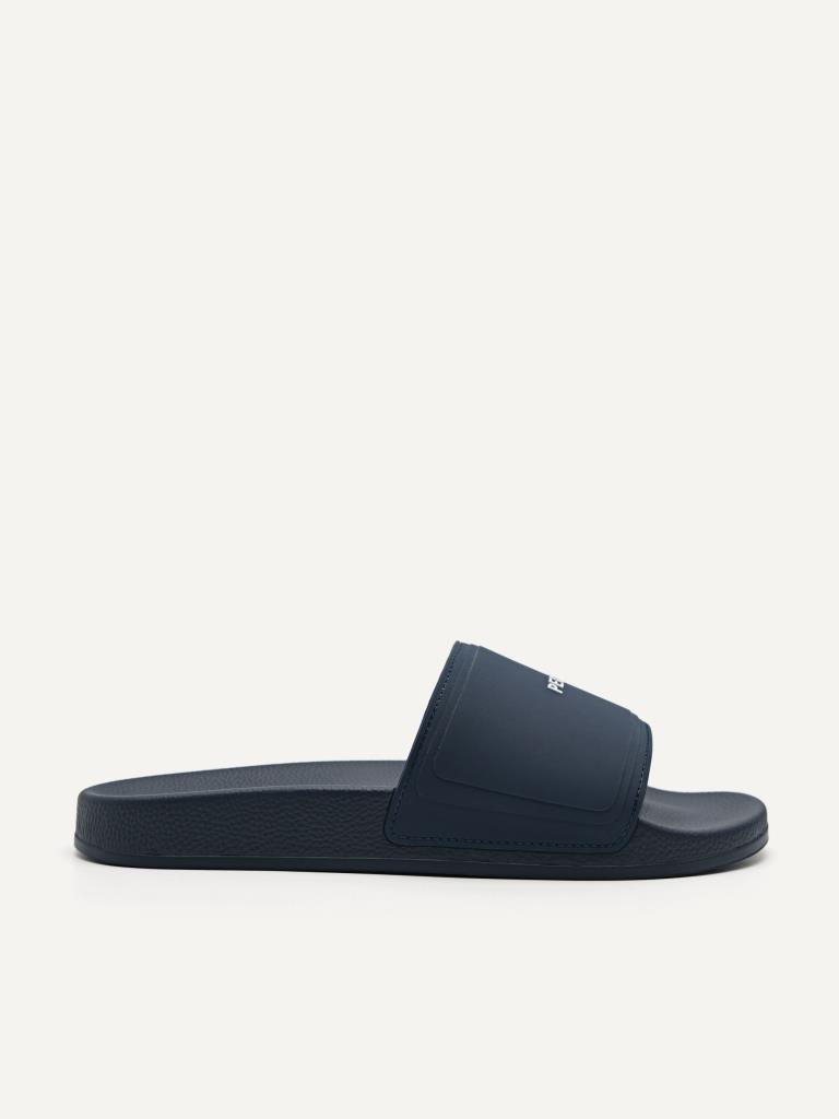 PEDROSHOES | Rubber Slide Sandals - Navy
