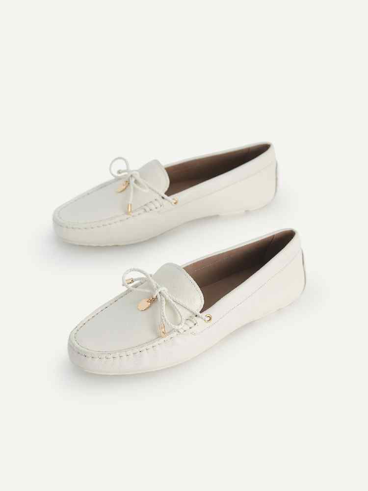 PEDROSHOES | Leather Bow Moccasins